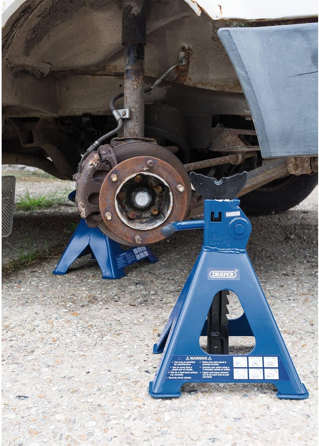 Draper 30883 30883 Unterstellböcke, 6 t, Set von 2 29mm x 107mm 6 t, 29mm x 107mm 6 t