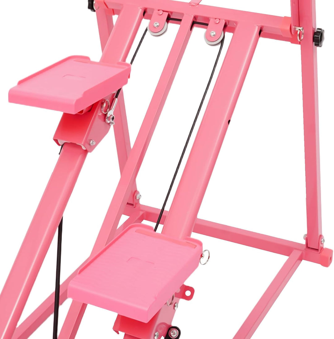 Treppensteiger Fitnessgerät Klappbar Treppenstepper mit 3 Stufen Einstellbare Neigung Vertikale Klet