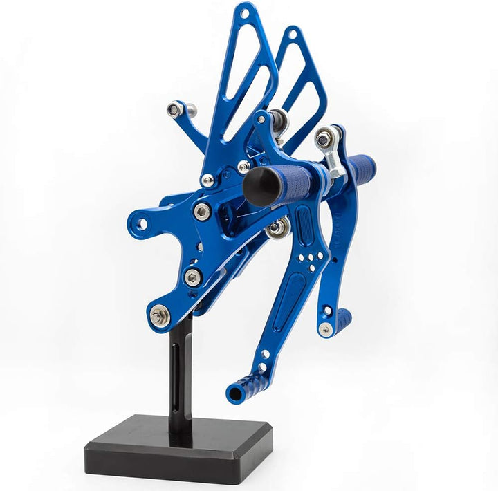 Motorrad Rearsets CNC verstellbare hintere Fussrasten Fussstütze hinten Set für YZF R6 YZF600R 1999-