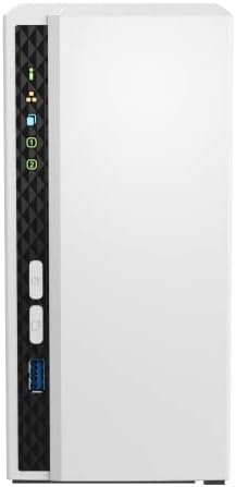 Qnap TS-233 2-Bay Desktop NAS Enclosure - 8TB RAM - Western Digital Red Drive Western Digital Red 8T