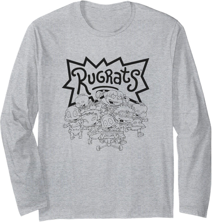 Rugrats Group Outline Langarmshirt