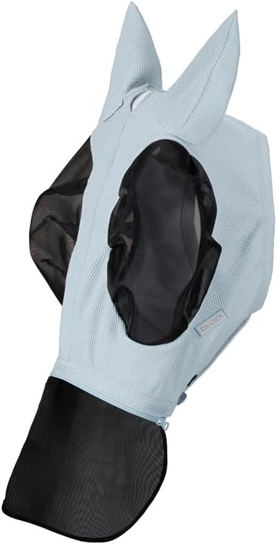 Eskadron Fliegenmaske DYNAIRMESH PRO Detach Powder Blue Platinum 23 COB, COB