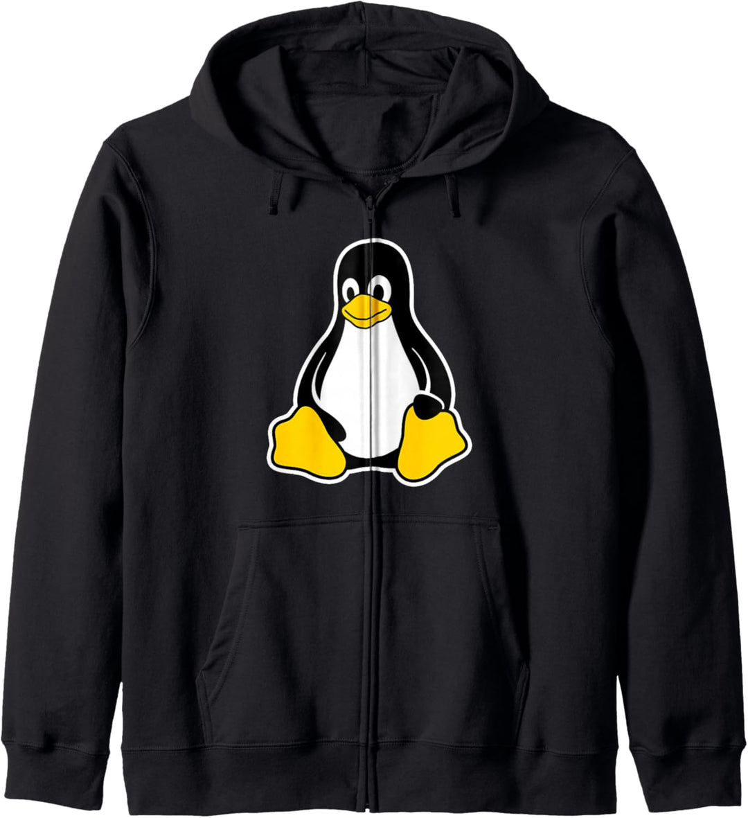 Linux Tux Penguin Mascot Open Source Software Engineer Kapuzenjacke