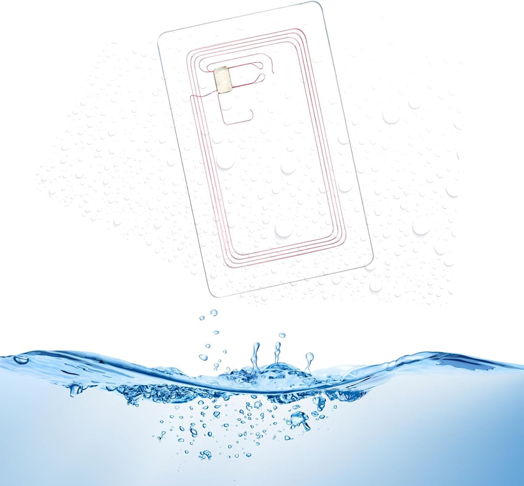 30PCS NFC Tags NTAG215 Transparente Karten, Programmierbare NFC 215 Tag Karten Rewritable CR80, 504