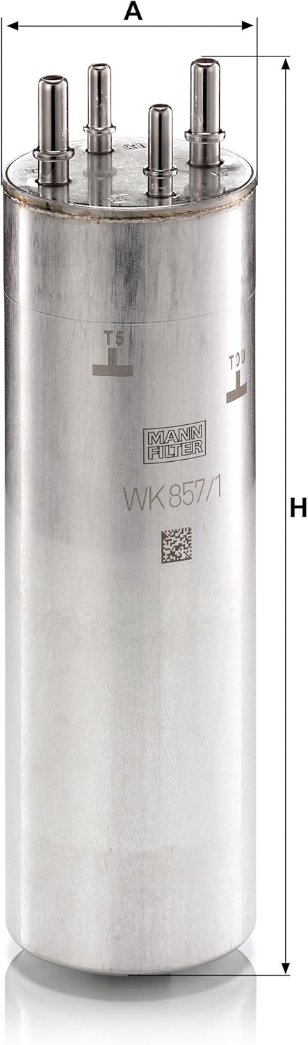 MANN-FILTER WK 857/1 Kraftstofffilter – Für PKW
