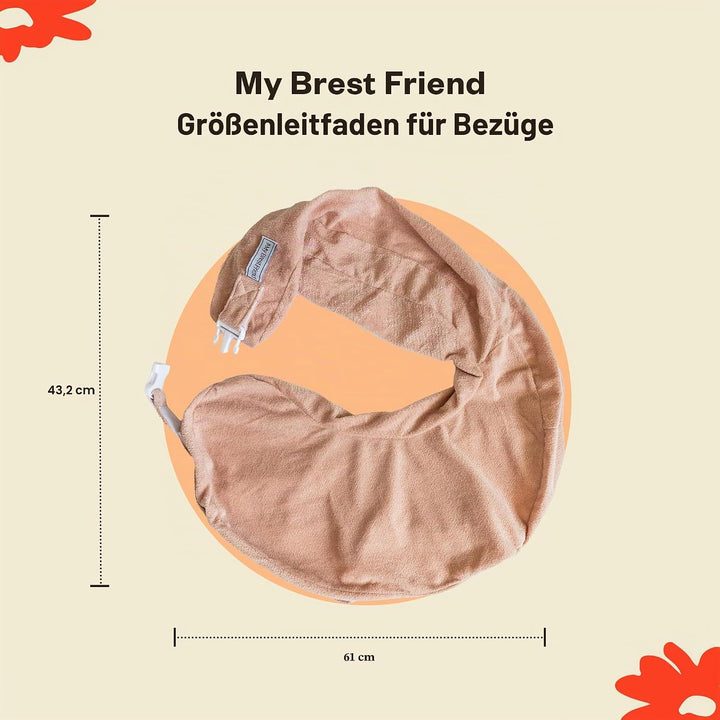 My Brest Friend Deluxe Nursing Pillow - Evening Gray by My Brest Friend