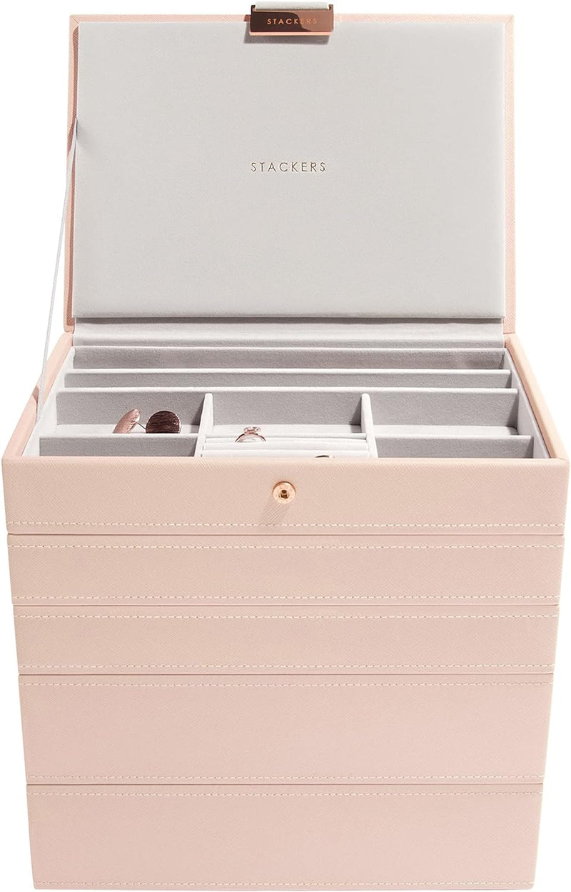 Stackers Blush Klassisch Schmuckschatulle - 5 Blush Pink, Blush Pink