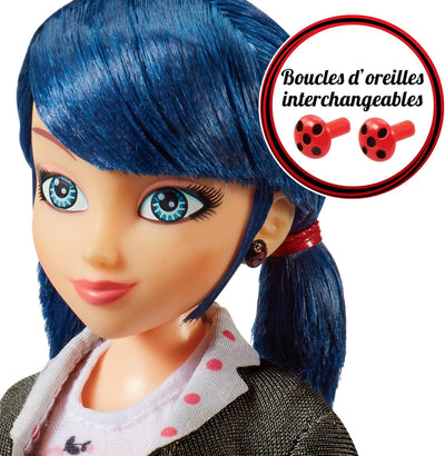 Bandai - Miraculous Ladybug - Ankleidepuppe 26 cm mit zwei Outfits - Ladybug - P50355