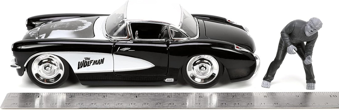 Jada Toys-32195BK Miniaturauto, Schwarz