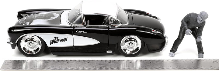 Jada Toys-32195BK Miniaturauto, Schwarz