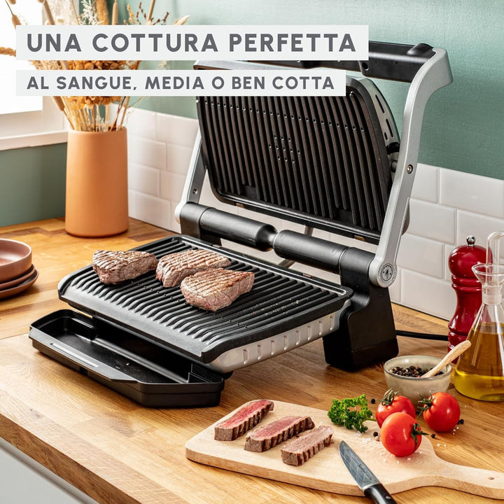 Moulinex Optigrill+ XL, Elektrogrill für den Innenbereich, ideal zum Kochen von Fleisch, Fisch und G