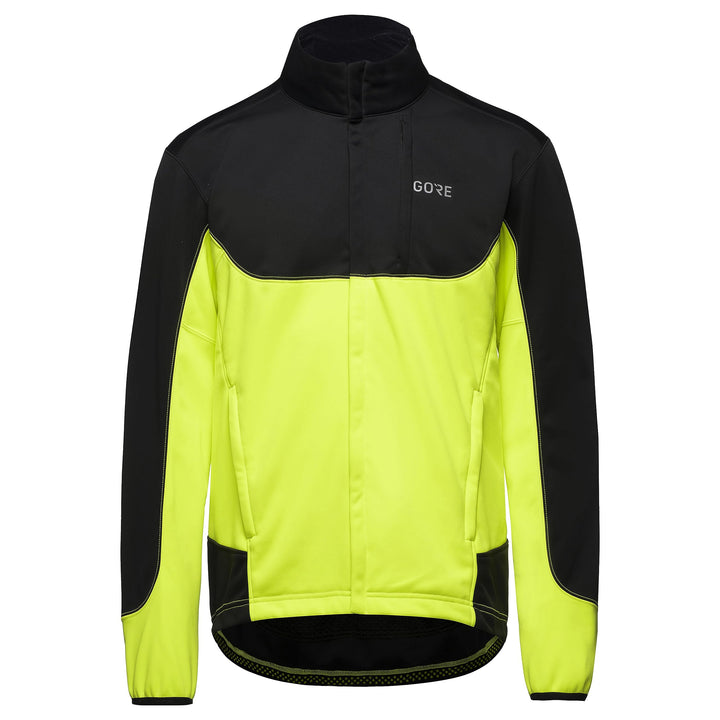 GORE WEAR Herren C5 Gws Thermo Trail Jacke Jacke S Black/Neon Yellow, S Black/Neon Yellow