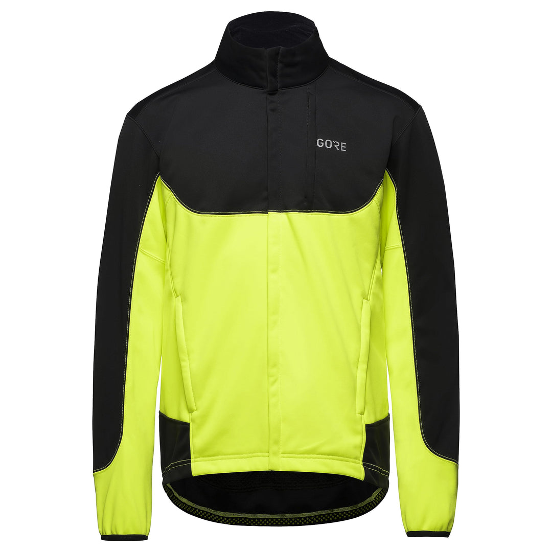 GORE WEAR Herren C5 Gws Thermo Trail Jacke Jacke S Black/Neon Yellow, S Black/Neon Yellow