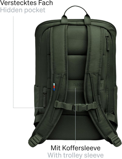 GOT BAG Rucksack Pro Pack aus Ocean Impact Plastic | Reiserucksack mit 15" Laptopfach | 25L Füllvolu