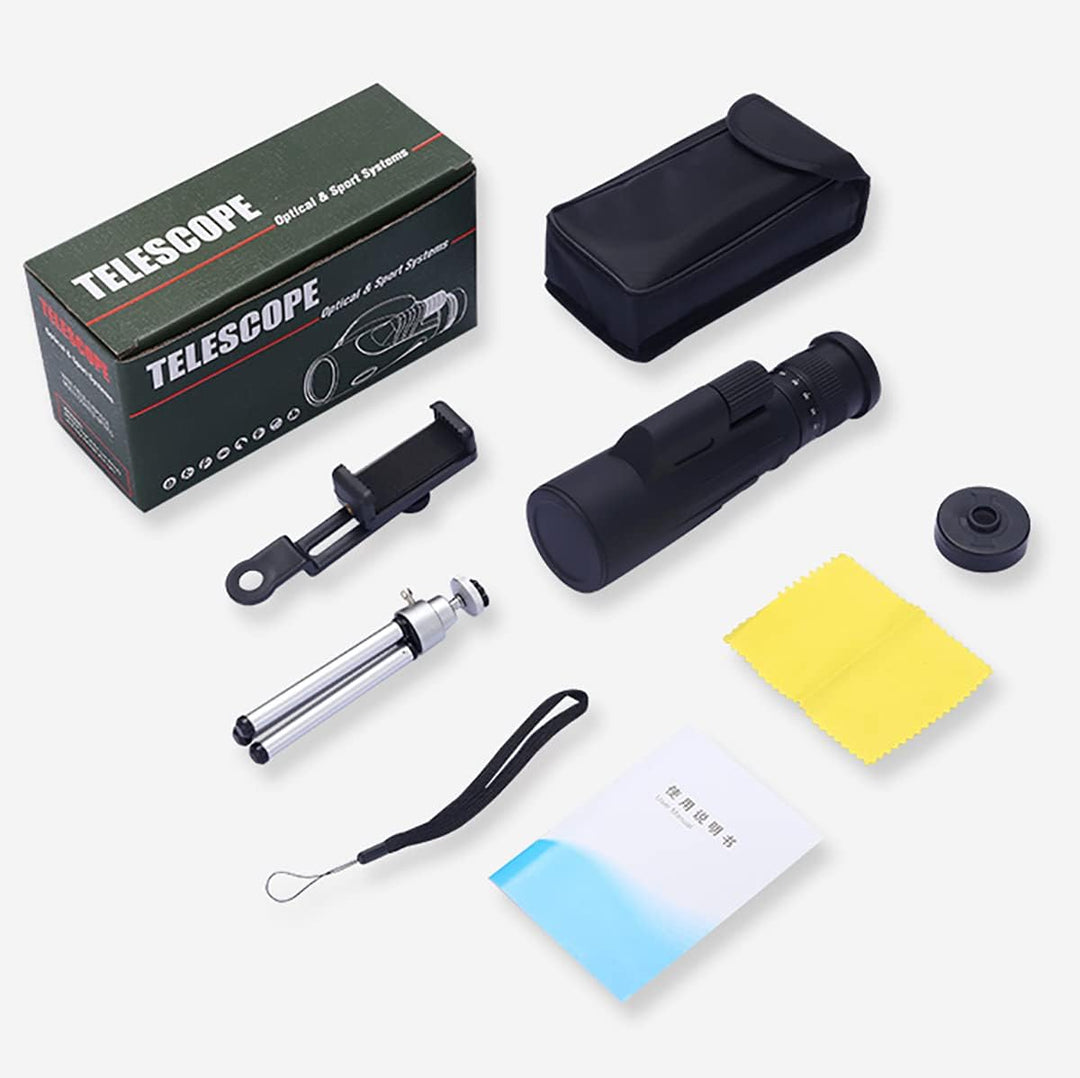 Monokular Teleskop 10-30x50 ED Zoom Monokulare Nachtsicht, IPX7 Stickstoffgefüllt und Wasserdicht mi