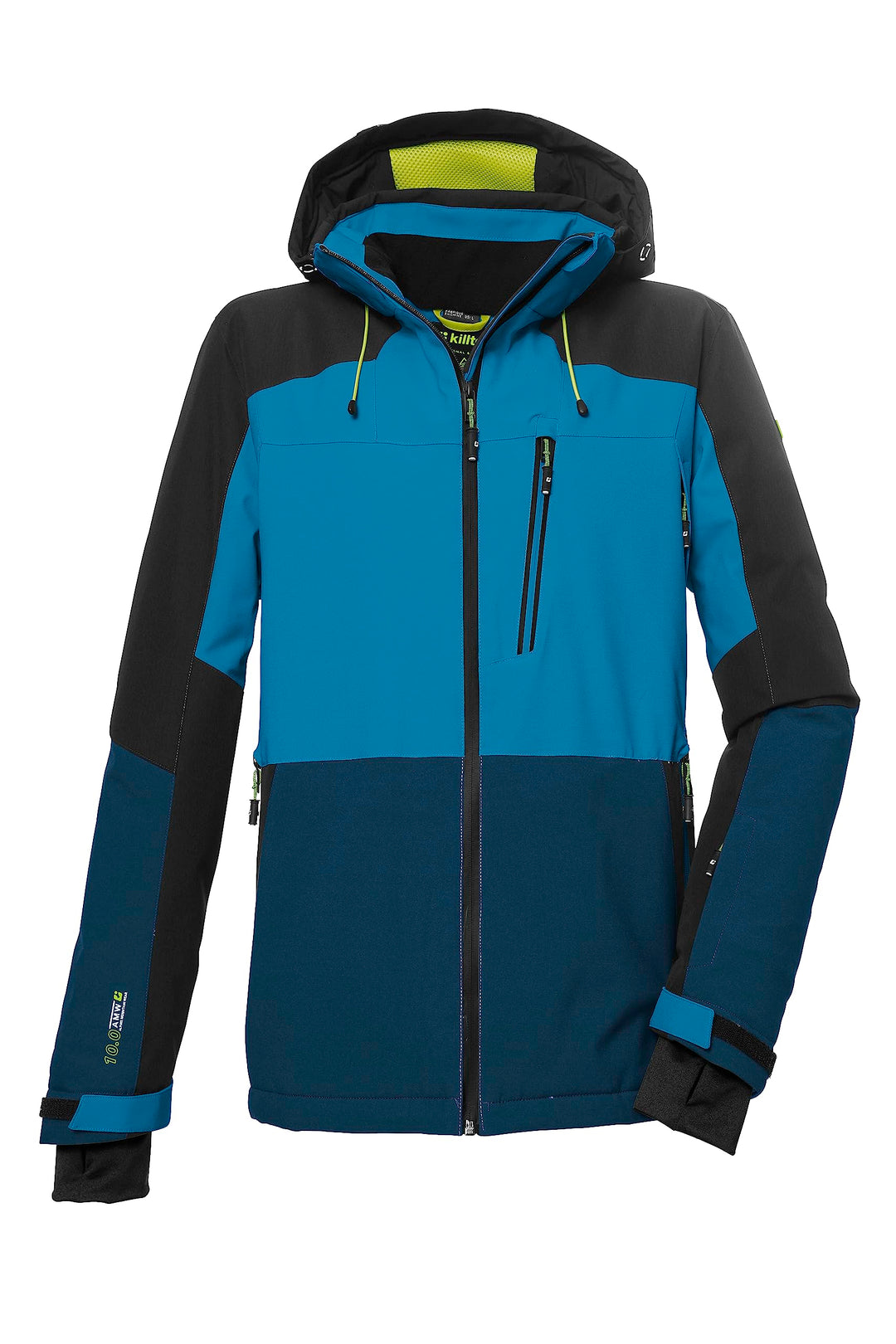 Killtec Herren Ksw 72 Mn Ski Jckt Skijacke/Funktionsjacke mit abzippbarer Kapuze und Schneefang M hi