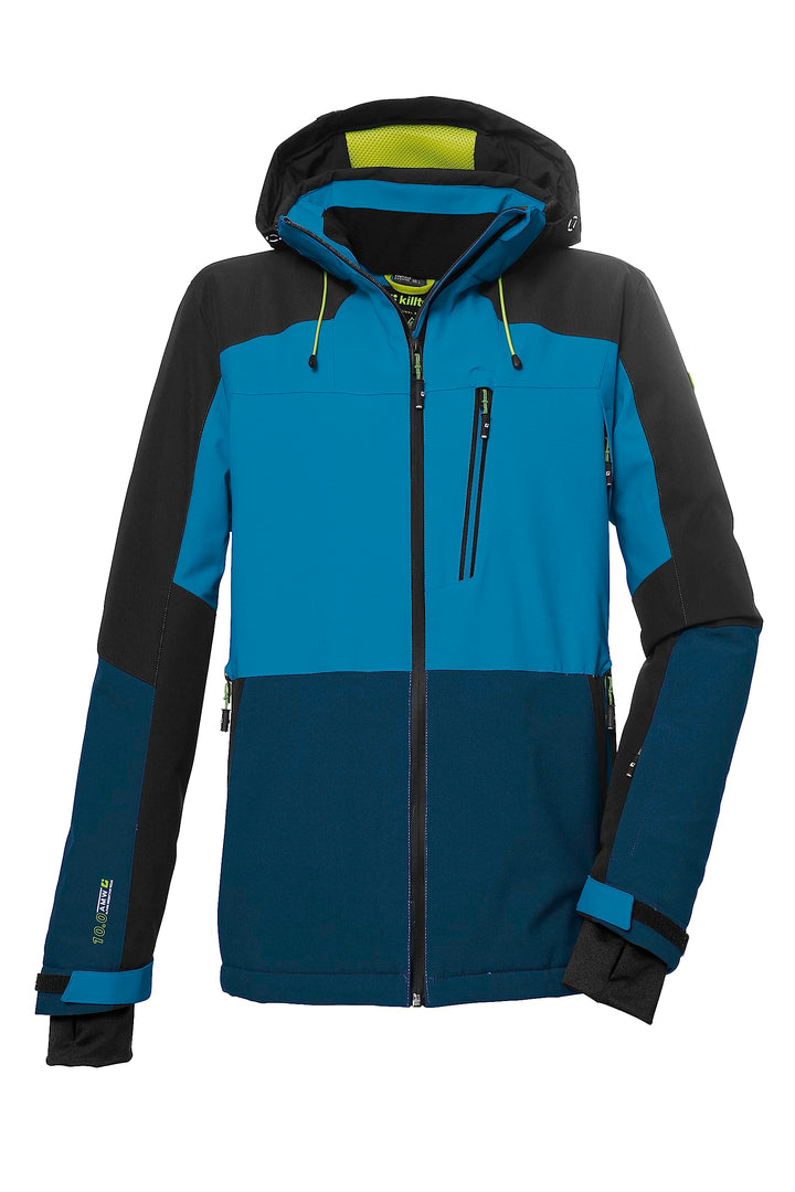 Killtec Herren Ksw 72 Mn Ski Jckt Skijacke/Funktionsjacke mit abzippbarer Kapuze und Schneefang M hi