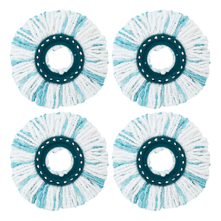 4 Stück Bodenwischer Ersatzbezug für Leifheit Clean Twist Disc Mop Micro, für Leifheit Bodenwischer