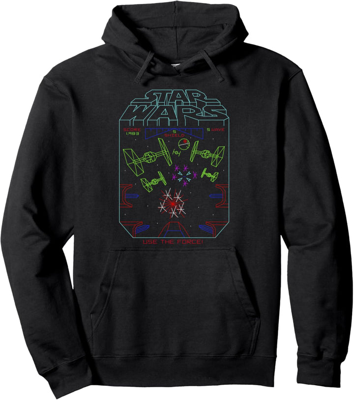 Star Wars Arcade Game Play Logo Pullover Hoodie