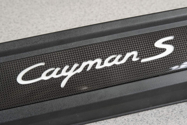 Porsche 718 Cayman S 981/982 Einstiegleiste CARBON+Beleuchtung RECHTS