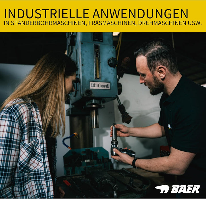BAER Bohrfutter mit Kegeldornaufnahme 0,5-16 mm, Kegel: B 18 - Präzision-Bohrfutter - Schnellspannbo