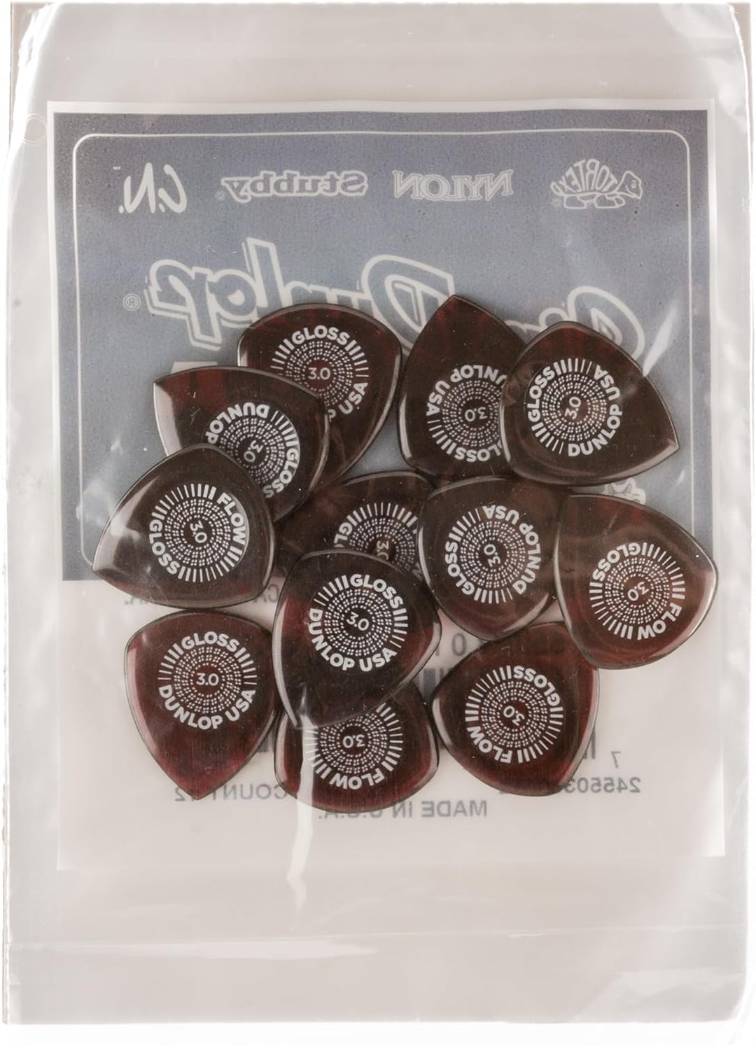 Médiators Jim Dunlop ADU 550R300 Sachet de 12 12-er Pack Gitarrenplektren, Sachet de 12 12-er Pack G