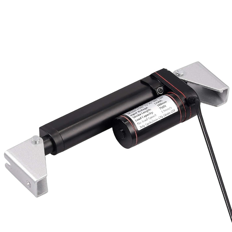 AUTOUTLET Linearmotor Verstellantrieb Toröffner, Linear Actuator Motor DC 12V 750N 100mm 10mm/s, Ele