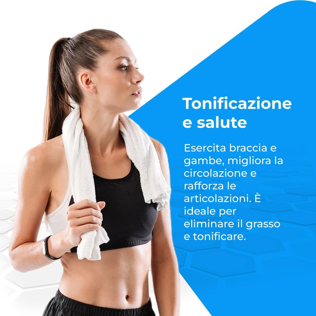 NK Statische Pedale, Pedaltrainer für Arm- und Beintraining, einstellbare Widerstandsstufen, LCD-Dis