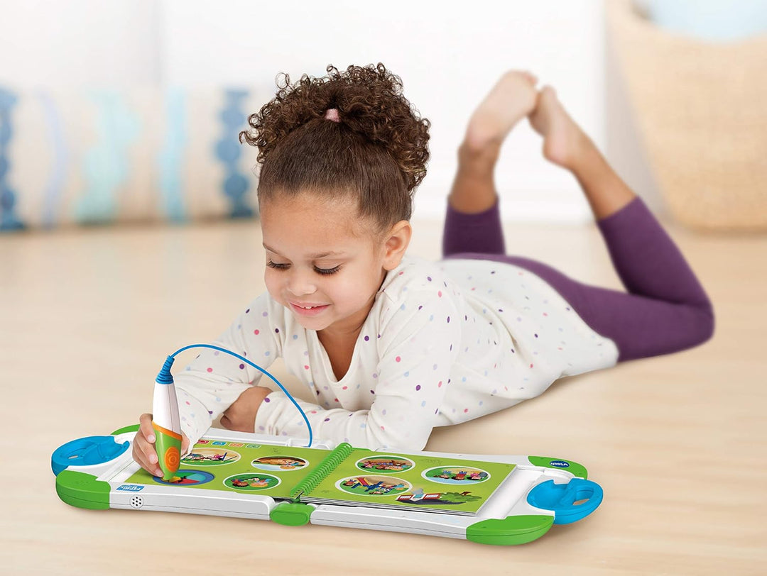 VTech 80-489005 MES APPRENTISSAGES DE GDE Section, CP & CE1 Magibook – Lernbuch, Mehrfarbig Alphabet