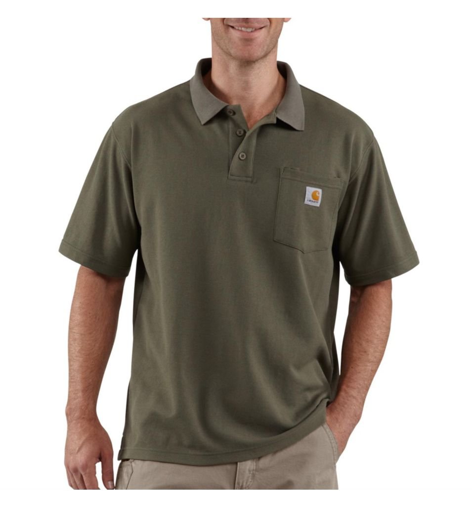 Carhartt Bekleidung Polo Shirt S Moos, S Moos