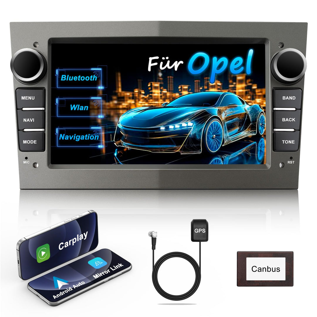 Bluetooth Autoradio mit Bildschirm für Opel Corsa d, Astra j&h, Insignia, Vivaro, Zafira b mit Navi