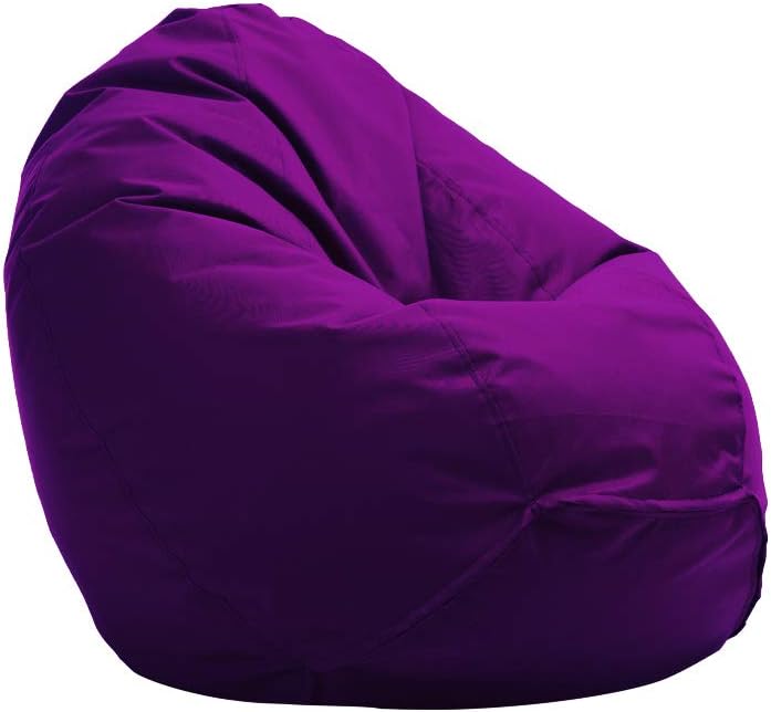 Bruni Classico Sitzsack-Bezug ohne Füllung - Wechselhülle (M, violett) Medium Violett, Medium Violet