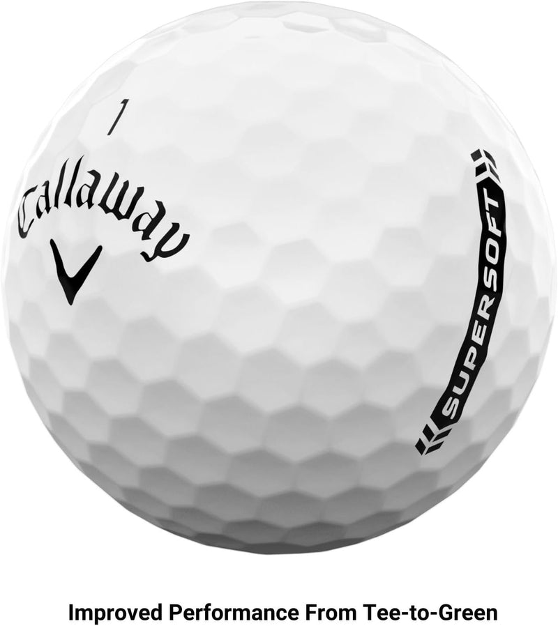 Callaway Supersoft Golfbälle 2023 Weiss, Weiss