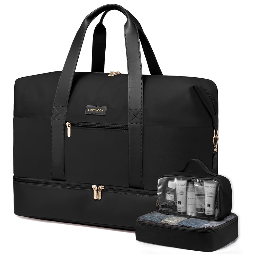 LOVEVOOK Reisetasche Damen Weekender Bag Gross Handgepäck Tasche Sporttasche Kliniktasche Geburt Tra