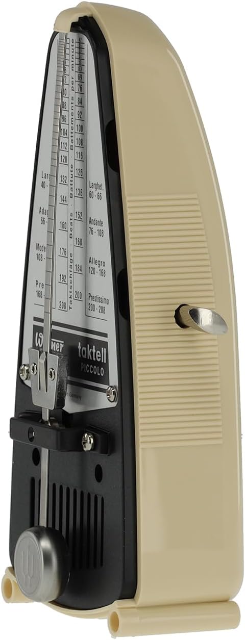 Wittner Metronom 832 Kunststoffgehäuse ohne Glocke Taktell Piccolo elfenbein Elfenbein Single, Elfen