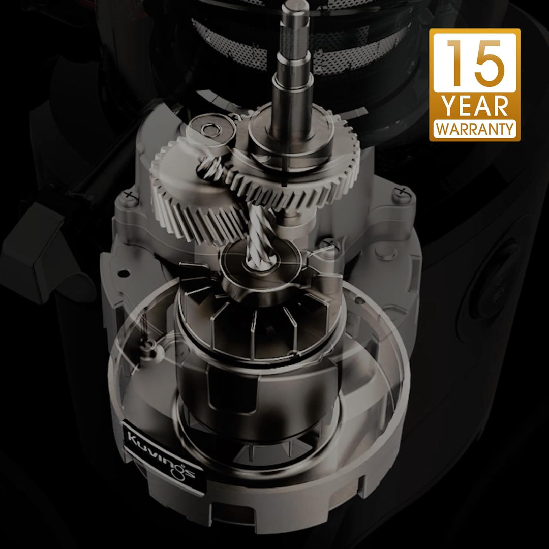 Kuvings Slow Juicer AUTO6 | Entsafter Gemüse und Obst, Elektrische Kaltpresse, Ruhiger Motor, Leicht