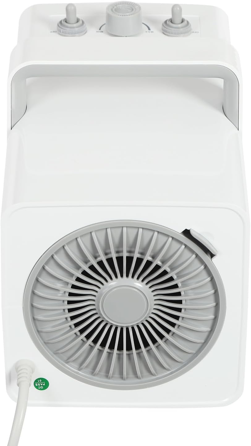 Haustiertrockner 2800W mit 4 Düsen, Weiss | Hundeföhn für Hunde & Katzen, 57 dB, 68 m/s Luftstrom, 2