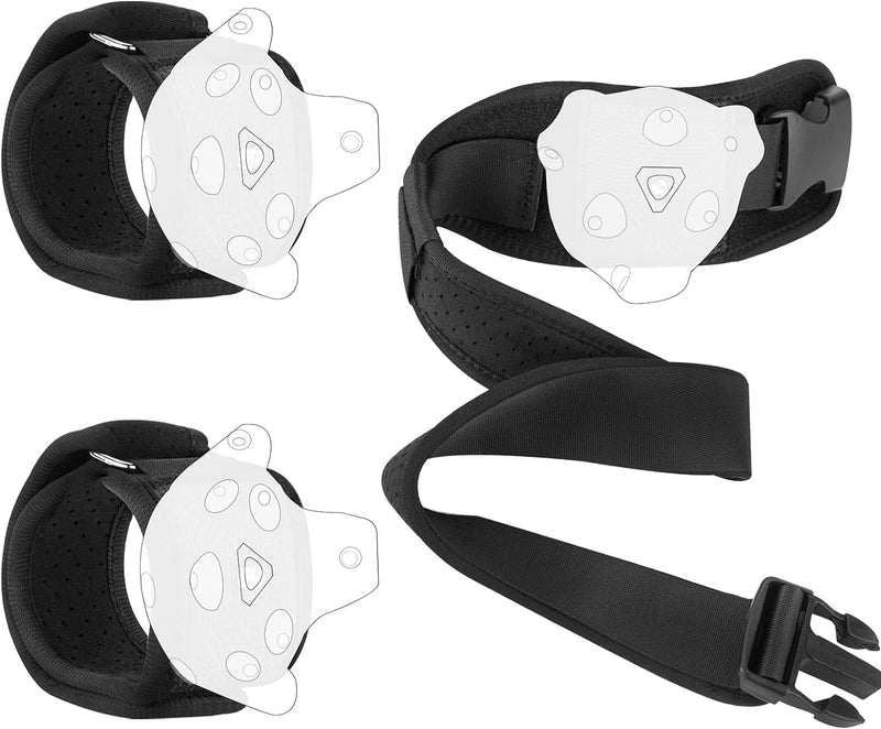 Geekria VR Tracker Hüftgurt und Tracker-Handschlaufe, kompatibel mit HTC Vive System Tracker, Verste