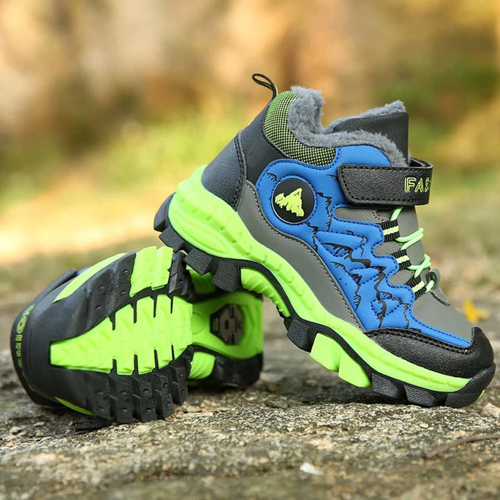 ZYLDK Kinder Winterschuhe Warm Gefütterte Winterboots Jungen Mädchen Trekkingschuhe Schneestiefel Ba