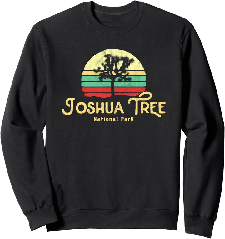 Joshua Tree Colorful Sunset Graphic Sweatshirt