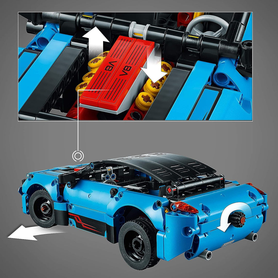 LEGO Technic 42098 - Autotransporter Frustfreie Verpackung Single, Frustfreie Verpackung Single
