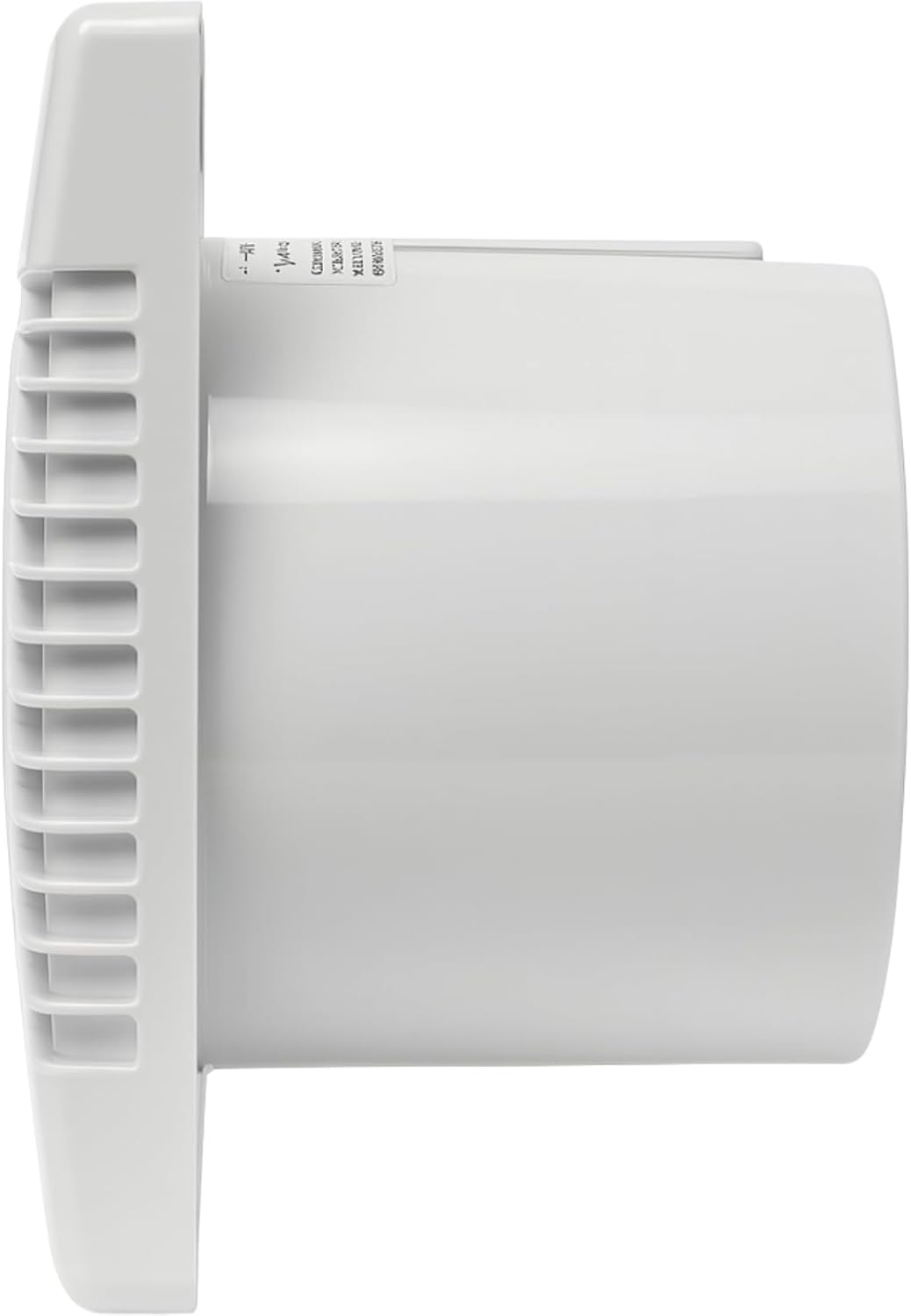 MKK Wohnraumventilator 100mm Wandmontage Lüfter Leise Badlüfter Weiss (Nachlauf), Nachlauf
