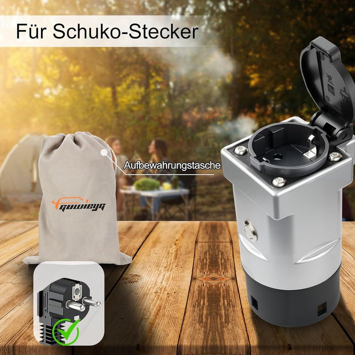 GUWIEYG V2L Adapter Kompatibel mit MG/BYD, 16A 220V Fahrzeug-Ladeadapter, Passend für MG4 &amp; MG5 &amp; MG