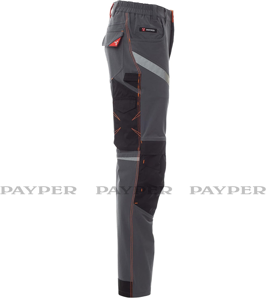 PAYPER NEXT4W Arbeitshose 4-Way-Stretch Unisex-Hose Hightech-Nylon mit 90% Polyamid und 10% Elasthan
