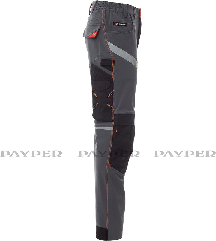 PAYPER NEXT4W Arbeitshose 4-Way-Stretch Unisex-Hose Hightech-Nylon mit 90% Polyamid und 10% Elasthan