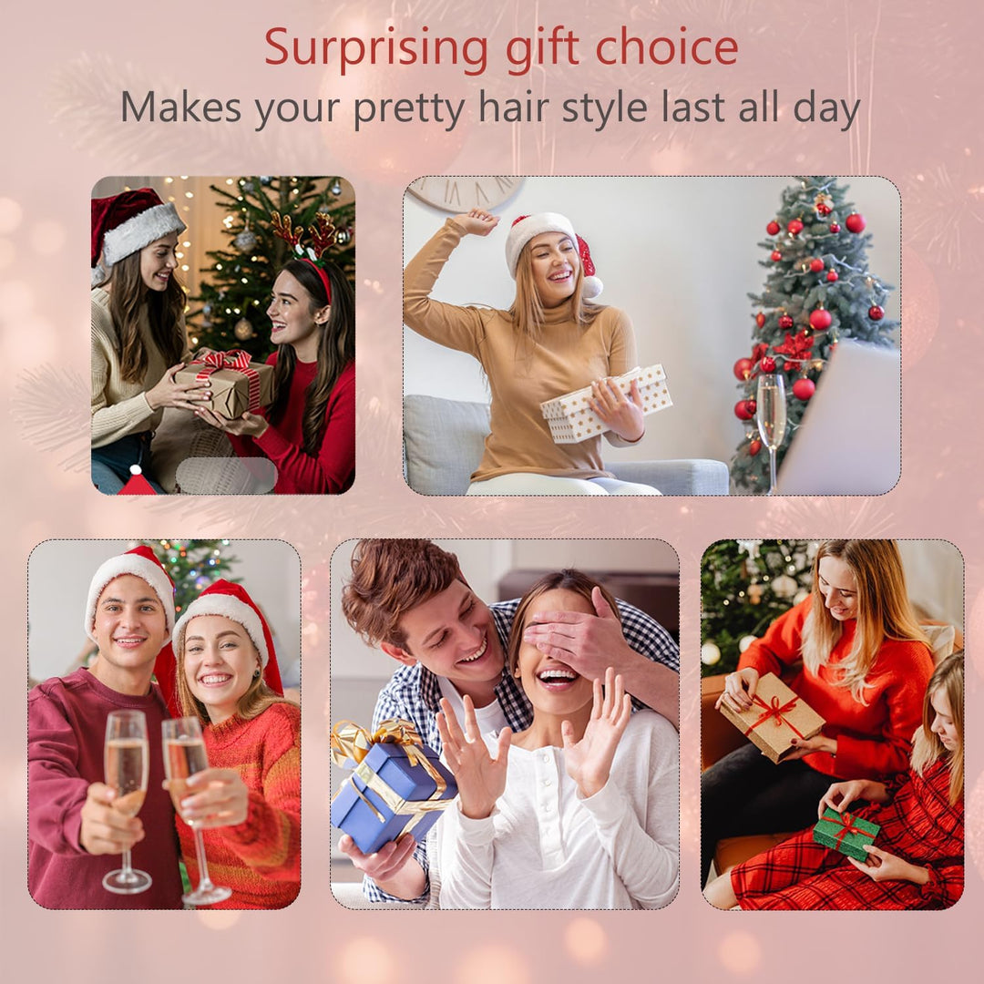 19mm Lockenstab kleine Locken mit Klemme für enge & Wellen, Schnelles Aufheizen 120-230°C Dualspannu