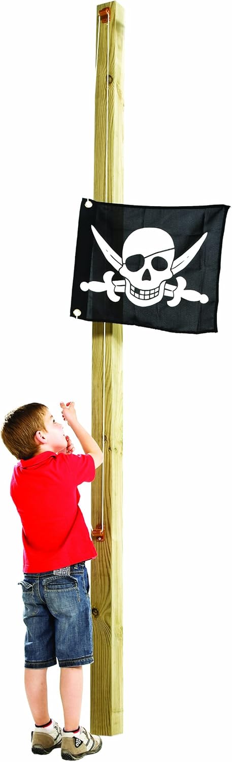 Fahne mit Hiss-System PIRAT - Zubehör Spielturm