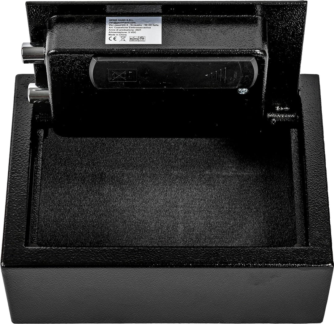 Genie Hand – Biometrischer Tresor mit Fingerabdruck – B-Klasse-Schloss – Anti-Bounce-Technologie (Sa