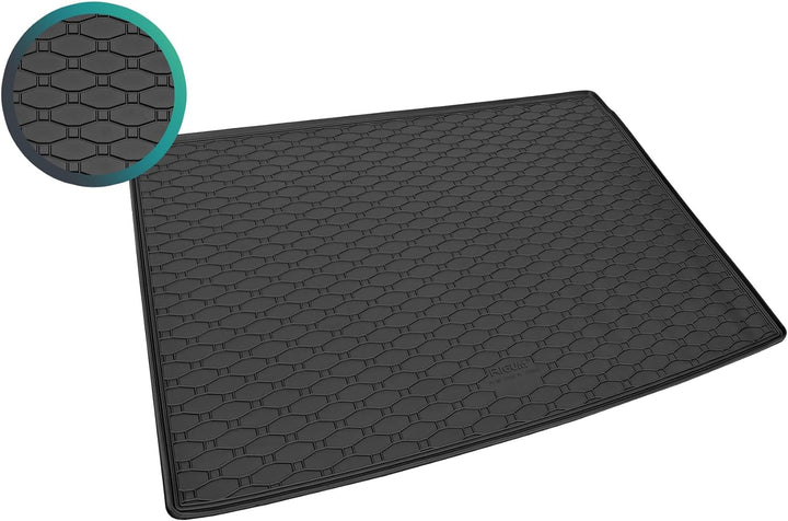 Passgenaue Kofferraumwanne und Gummifussmatten geeignet für B-Klasse (W246) Bj. 2011-2019 EIN Set