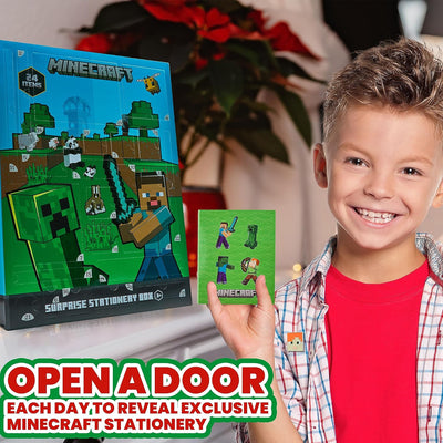 Minecraft Adventskalender 2023 Kinder - 24 Überraschungen, Schreibwaren, Spielzeug Ab 3 Jahre Junge